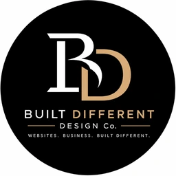 Built Different Design Co. circular logo